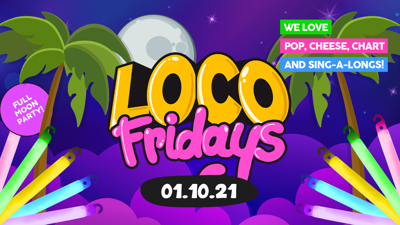Freshers Full Moon Party • £2.00 Jagerbombs • Walkabout