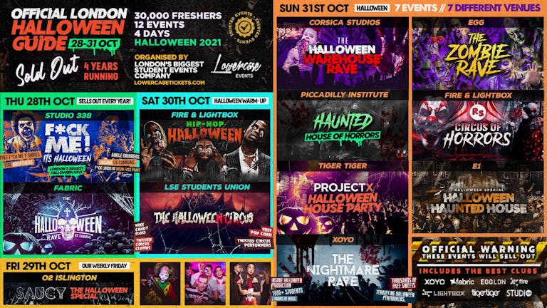 The 2021 Official London Halloween Guide | London Halloween 2021