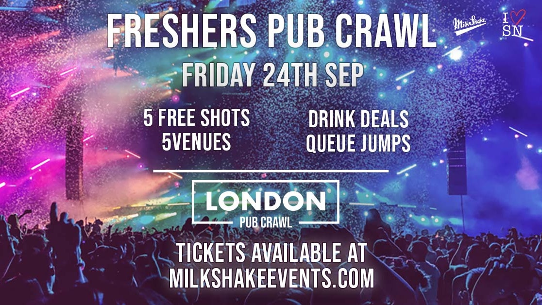 The London Freshers Pub Crawl 2021 (TONIGHT!)