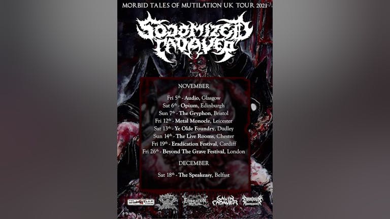 Sodomized Cadaver - Morbid Tales of Mutilation UK tour @ The Gryphon, Bristol 