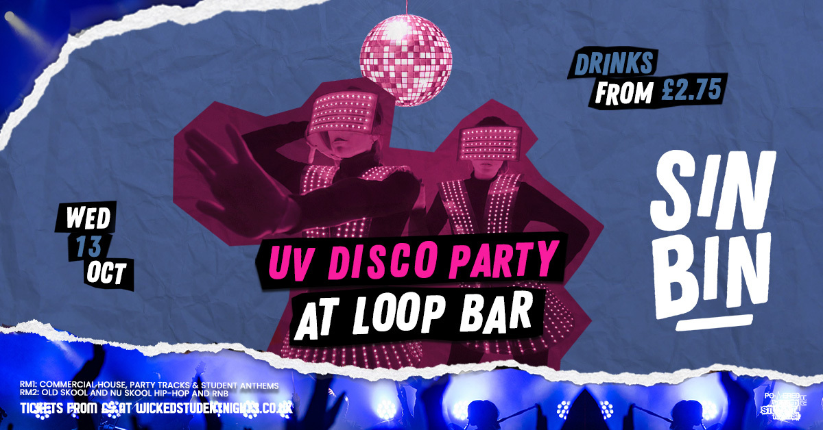 SIN BIN Sports Night at Loop Bar - UV DISCO PARTY at The Loop Bar