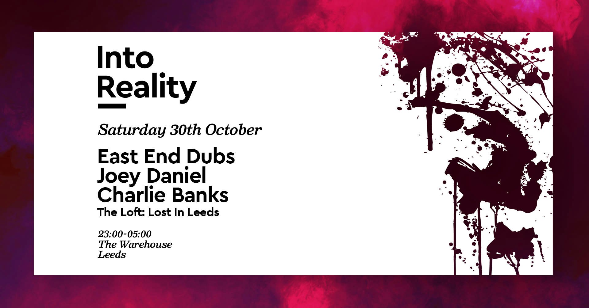 Into Reality: Halloween East End Dubs + Joey Daniel – Club