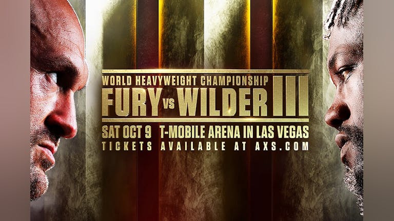 Players // Fury vs Wilder Special // Saturday 9th October