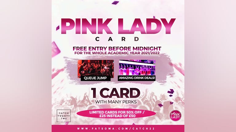 PINK LADY - PRIORITY LADIES CARD (COVENTRY)