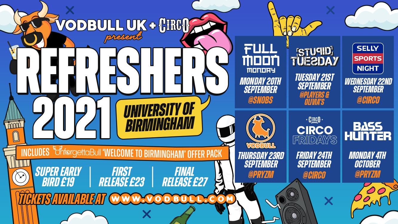 UoB ⚠️  ONLY BASSHUNTER Tickets left!⚠️ University of Birmingham
