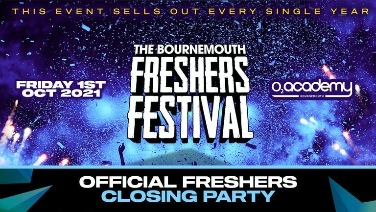 The Bournemouth Freshers Festival – | Bournemouth Freshers 2021  [Week 2 Freshers Event]