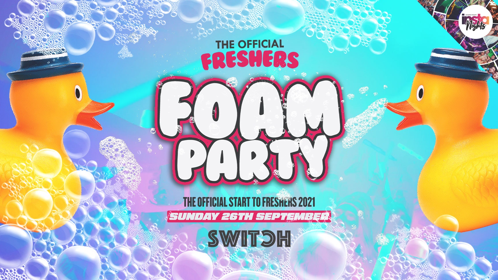 The Official Freshers Foam Party 2021 – Preston Freshers