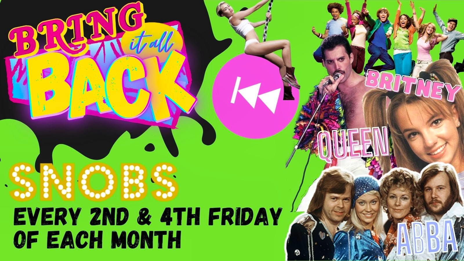 Rehab vs Bring It All Back Friday 8th October