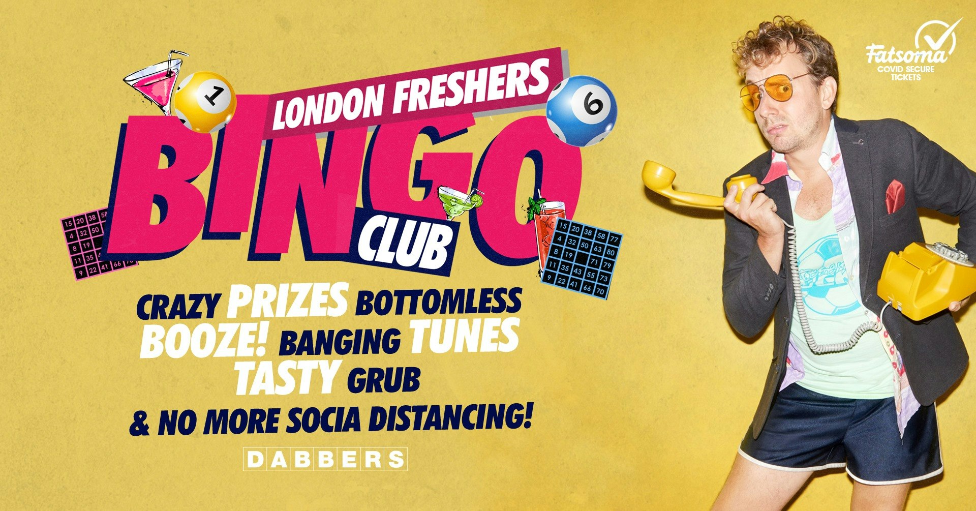 The London Freshers Bingo Club 🎱 TONIGHT!  🎉 Tickets Out Now!