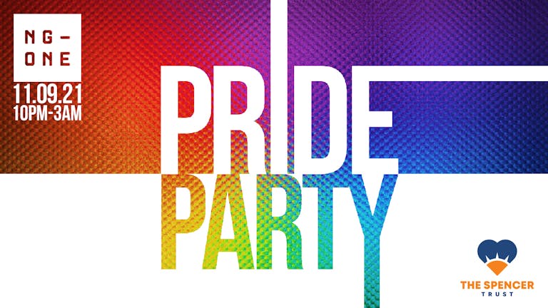 `NG-ONE Pride Party / Sat 11.09.21 10pm-3am