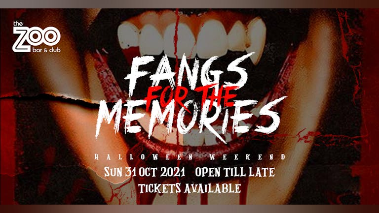 FANGS FOR THE MEMORIES | Halloween at Zoo Bar | Friday
