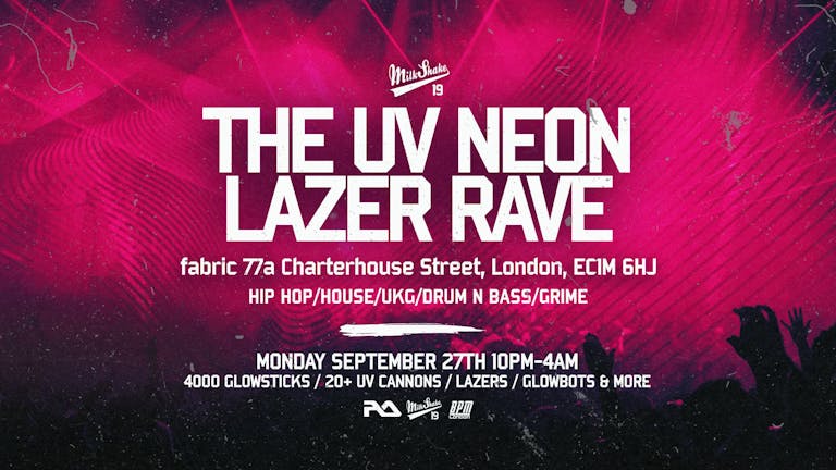 TONIGHT - The UV Neon Freshers Laser Rave ⚡️