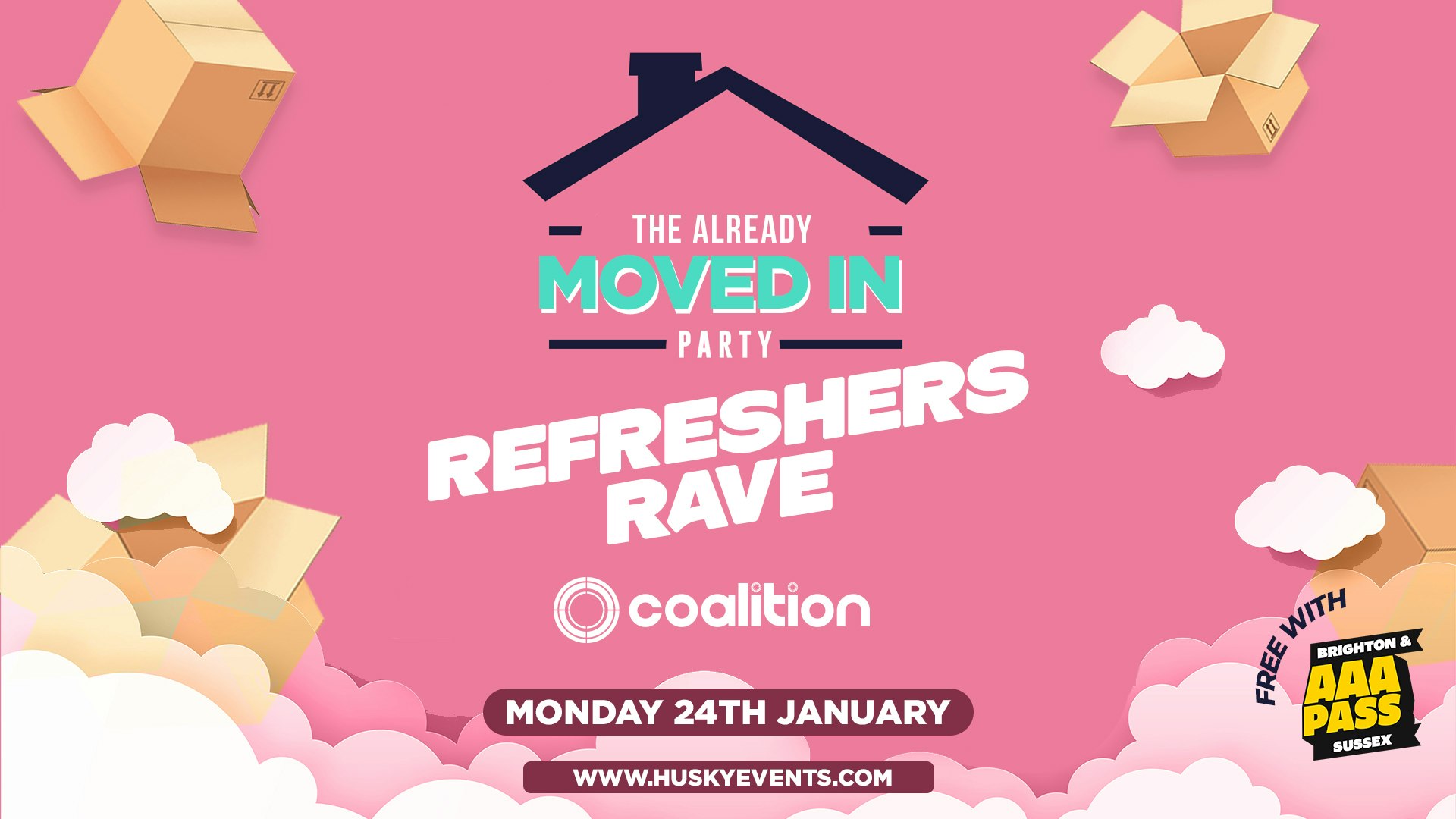 TRASH Mondays x Re-Freshers Rave | The Already Moved In Party – 24.01.22