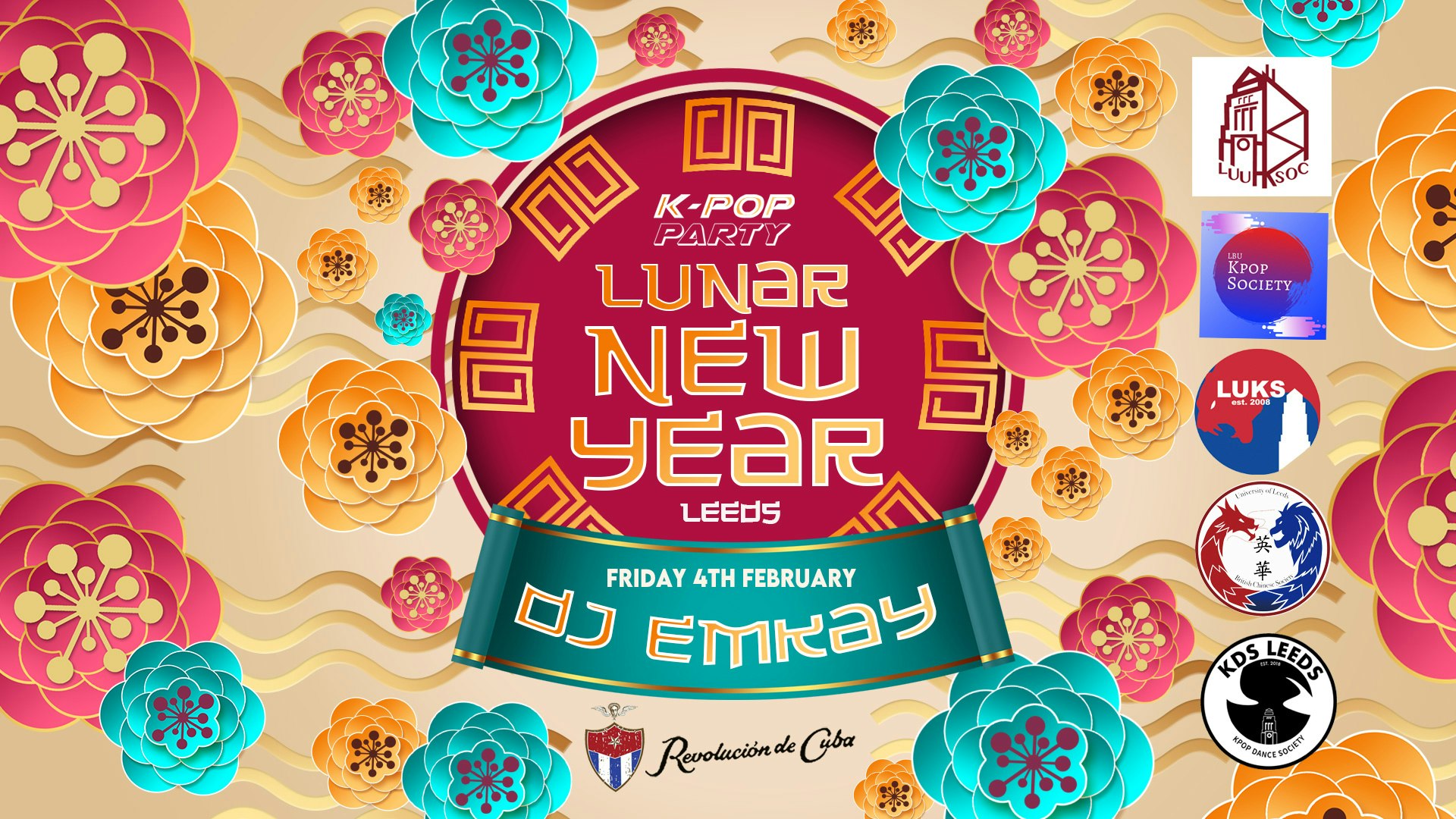 K-Pop Party Leeds | LUNAR NEW YEAR with DJ EMKAY | Friday 4th February