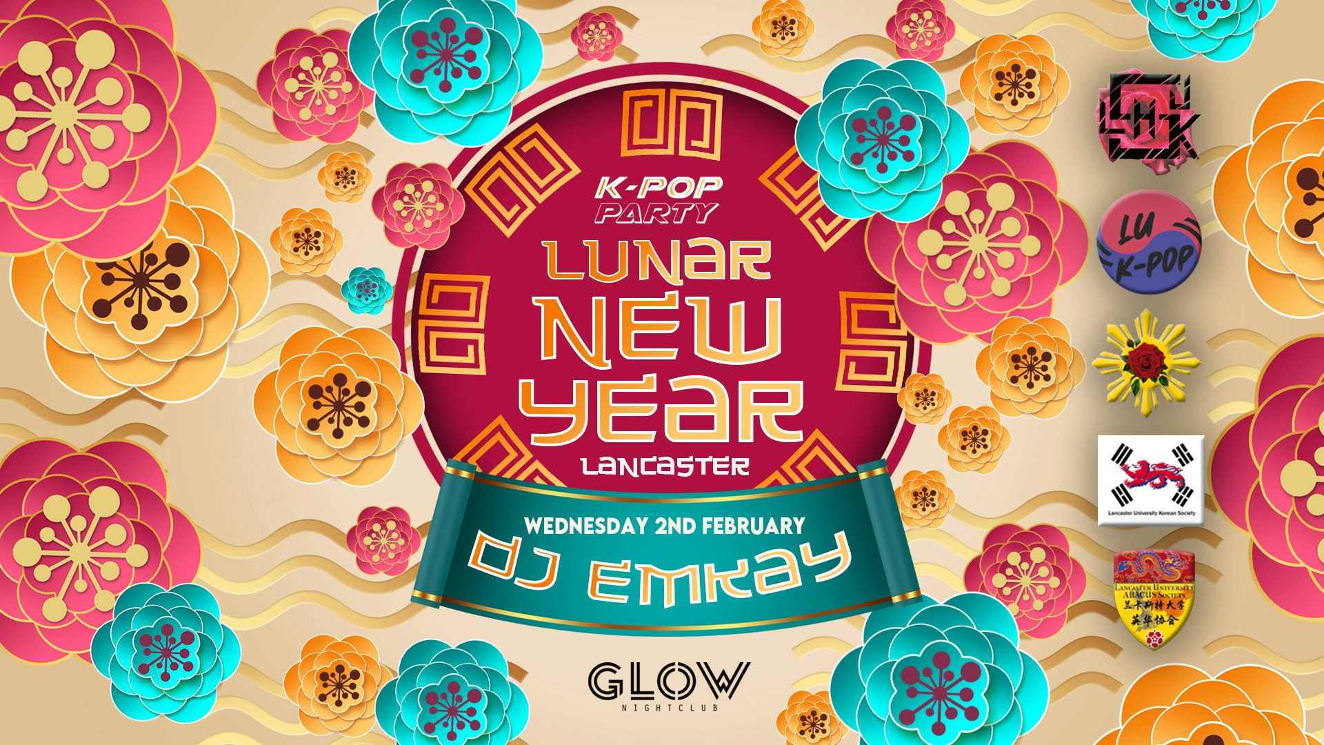 K-Pop Party Lancaster: LUNAR NEW YEAR with DJ EMKAY | Wednesday 2nd February