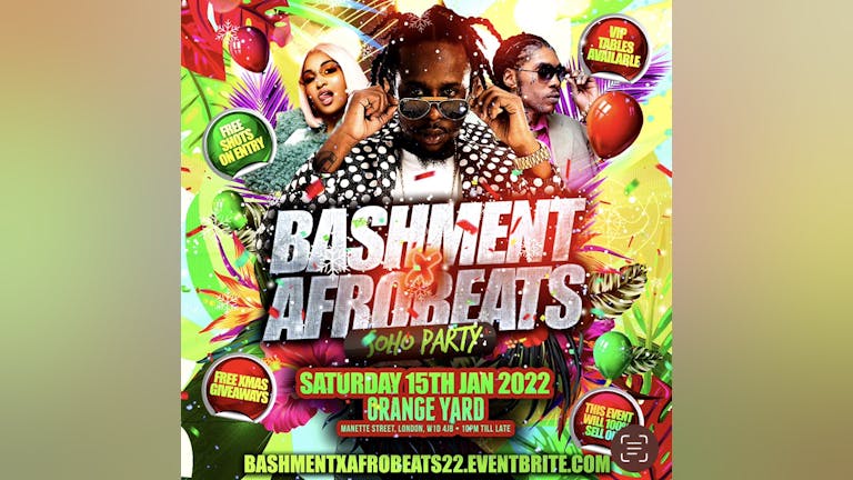 Bashment X Afrobeats - Soho Party