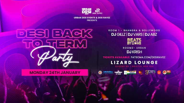 Desi Back to Term Party (Limited Tickets on the Door) 