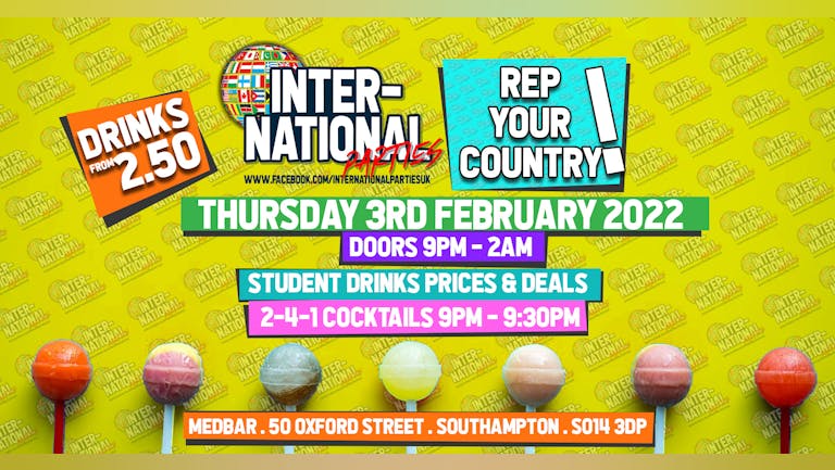 International Parties | Rep your country