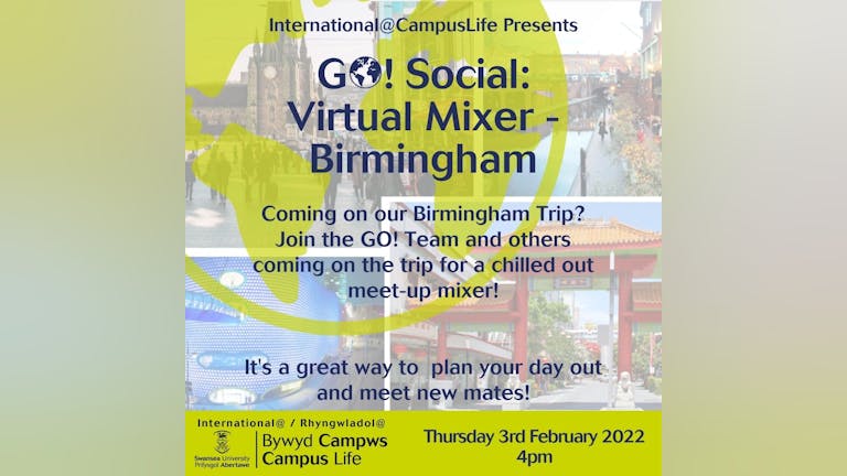 GO! Social: Virtual Mixer - Birmingham