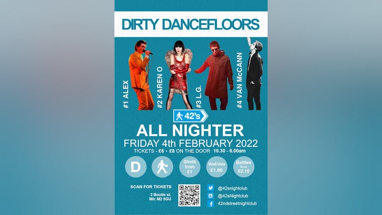 Dirty Dancefloors All Nighter!