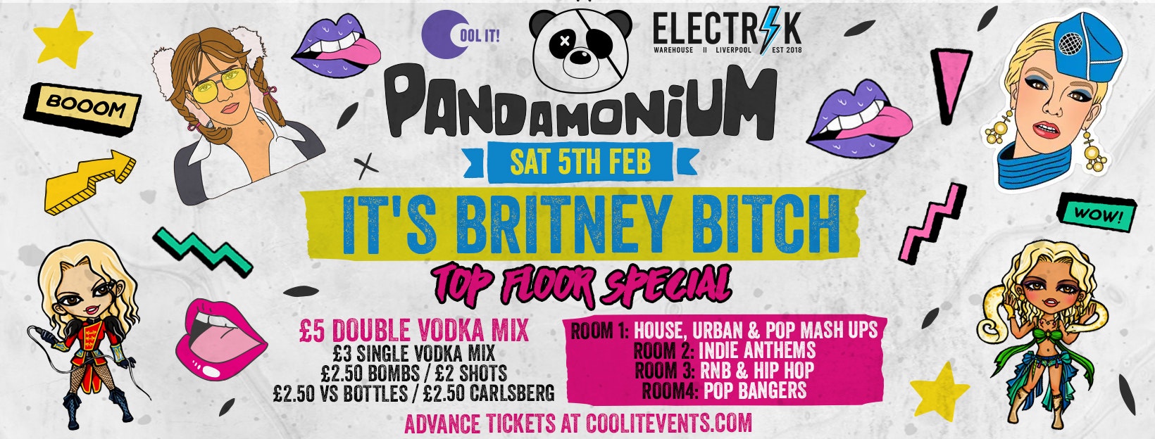 Pandamonium Saturdays : Top Floor Takeover – IT’S BRITNEY B**CH