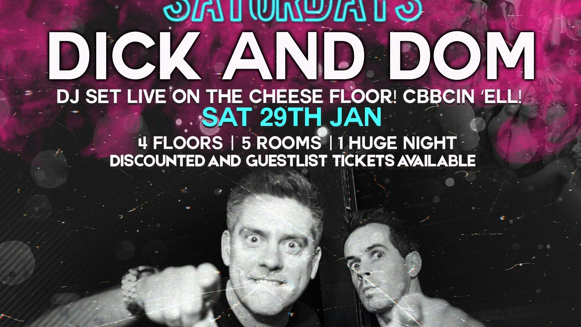 Love Saturday plus Dick and Dom – live dj set