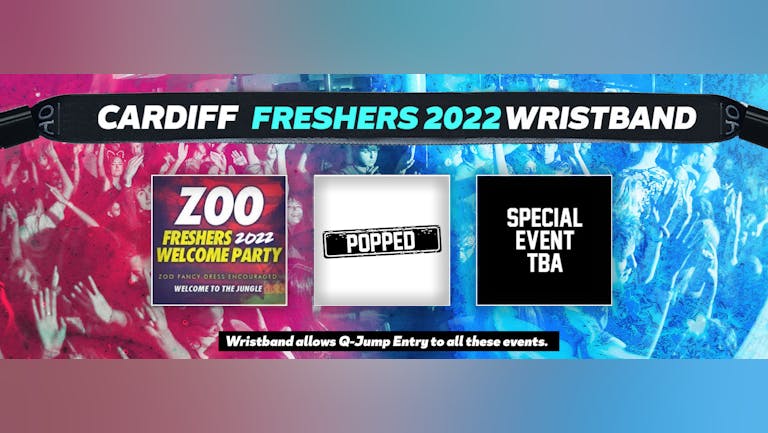 Cardiff Freshers Invasion 2022 Wristband