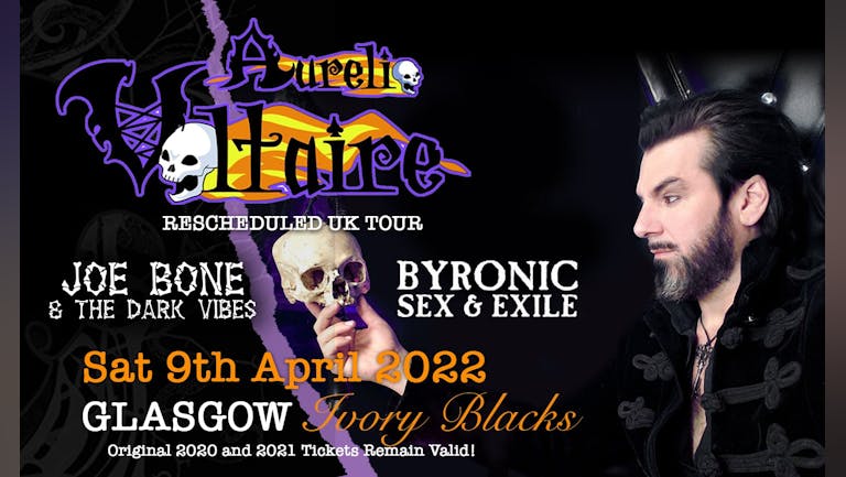 AURELIO VOLTAIRE + Joe Bone & The Dark Vibes + Byronic Sex & Exile