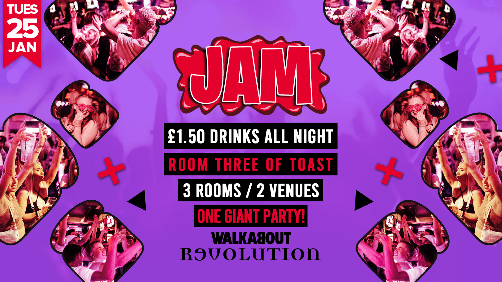 Jam • Room 3 Of Toast • Walkabout & Revolution