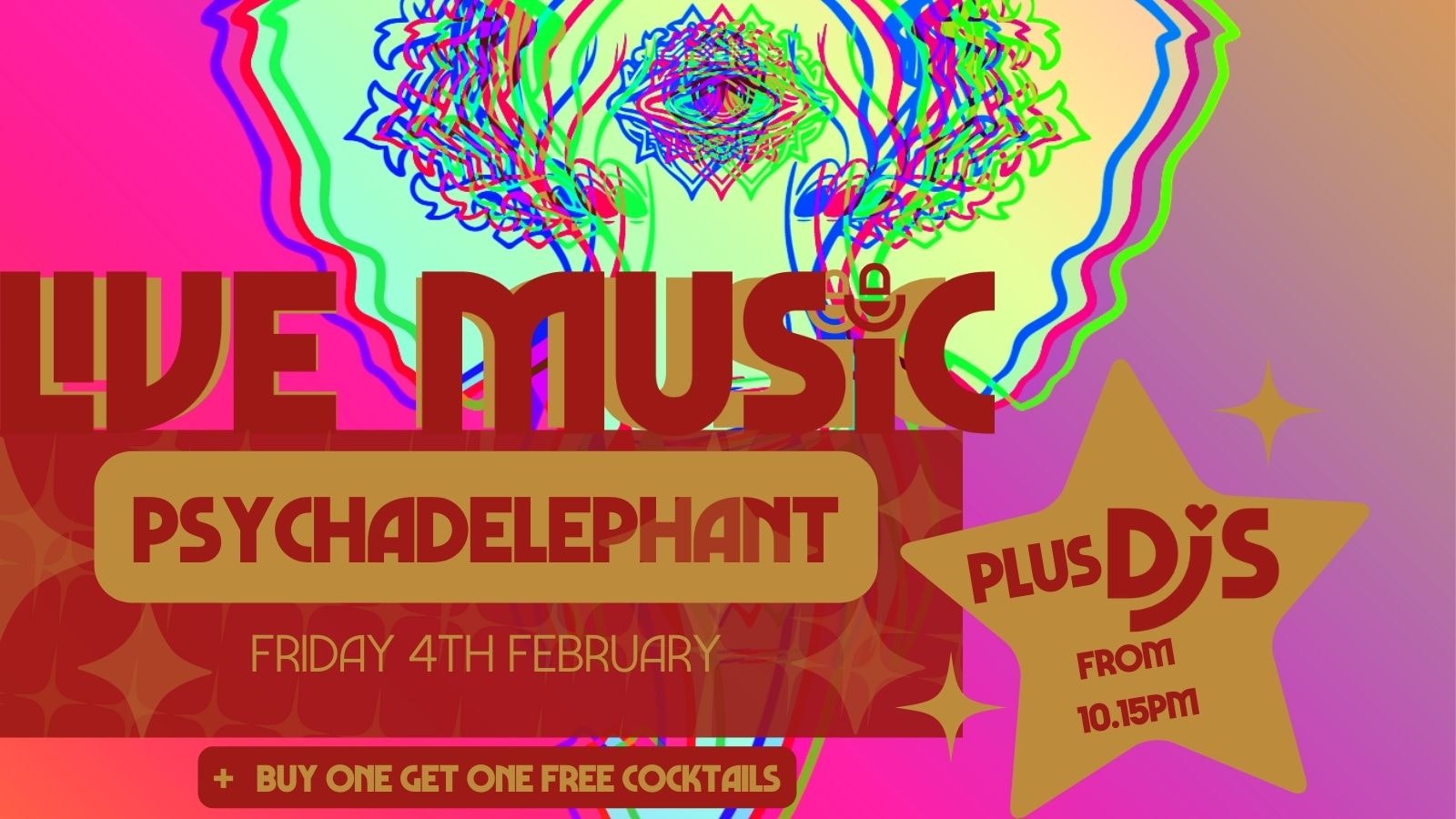 Live Music: PSYCHADELEPHANT // Annabel’s Cabaret & Discotheque, Plymouth
