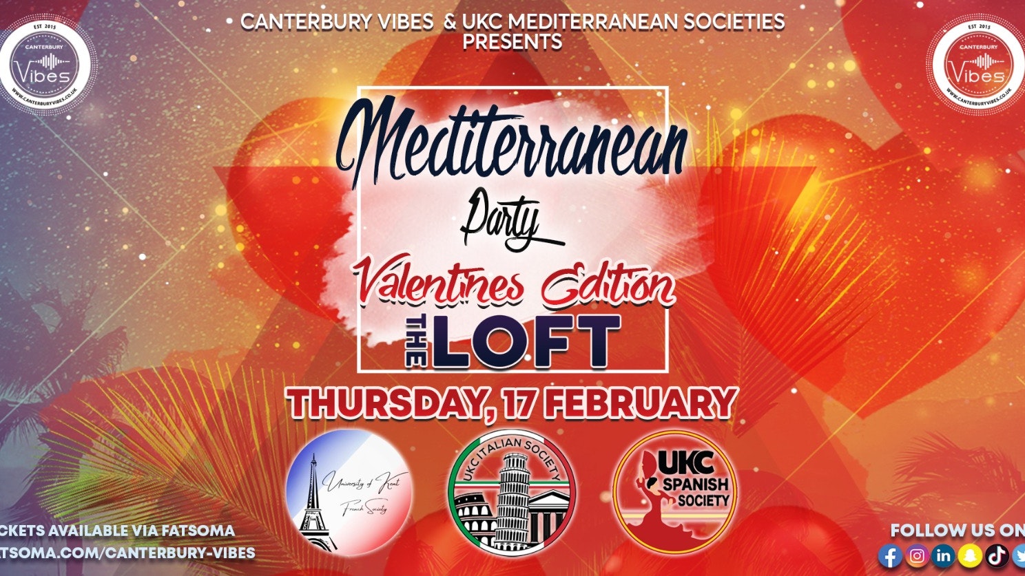 Mediterranean Party @ The Loft: Valentine’s Edition