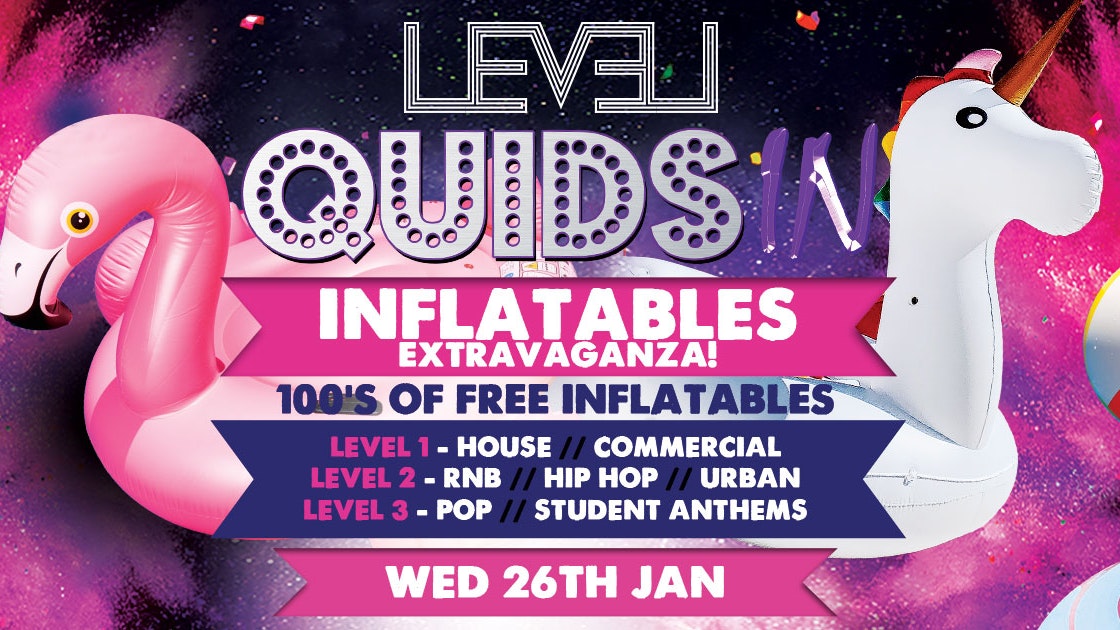 Quids In Wednesdays : Inflatables Party!