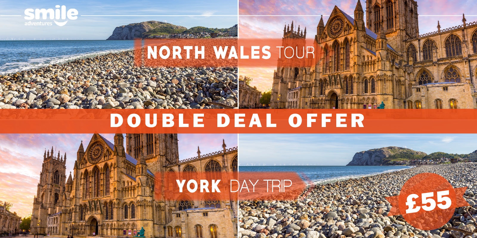 DOUBLE DEAL – North Wales Tour 05.02.22 / York Day Trip 06.02.22