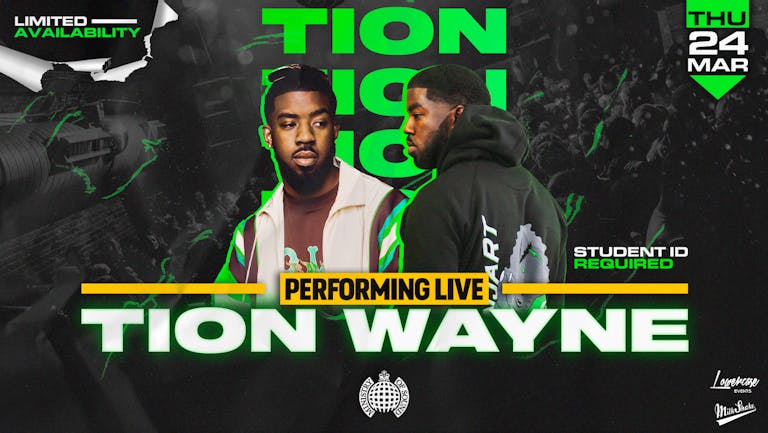 Tion Wayne PERFORMING LIVE @ Ministry of Sound! ⚠️THIS EVENT WILL SELL OUT⚠️