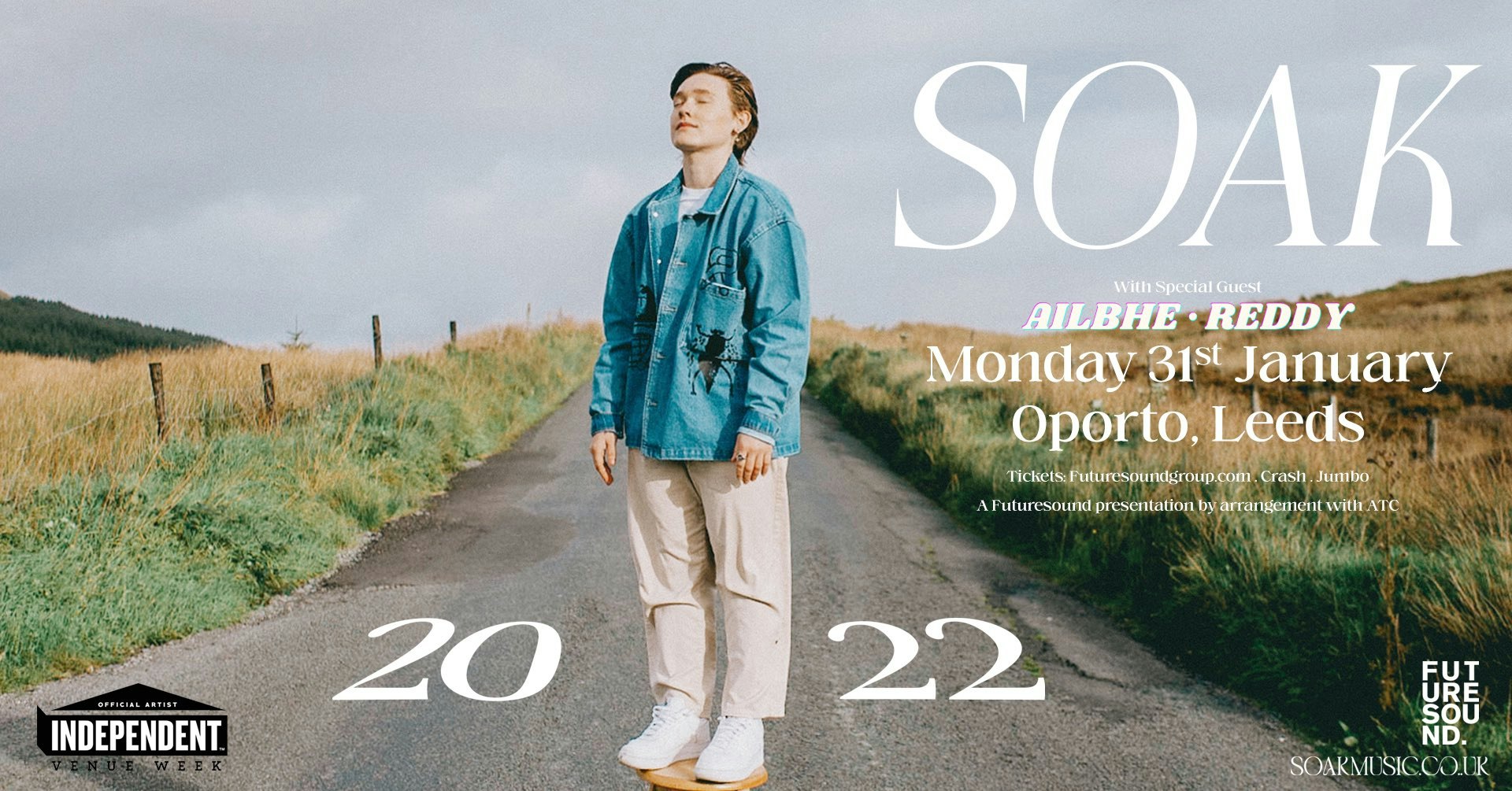 Soak – Independent Venue Week launch show