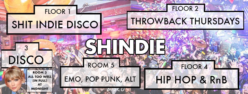 Shit Indie Disco -Arctic Monkeys – WPSIATWIN IN FULL  – 5 floors of Music