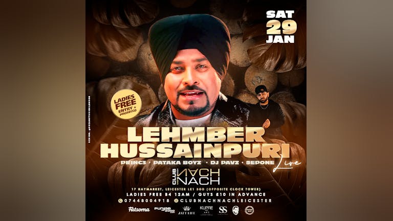 LEHMBER HUSSAINPURI LIVE IN LEICESTER!!
