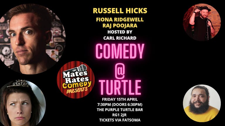 Comedy at Turtle with Headliner Russell Hicks