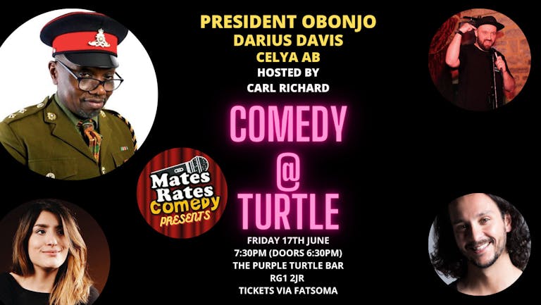 Comedy at Turtle with Headliner President Obonjo