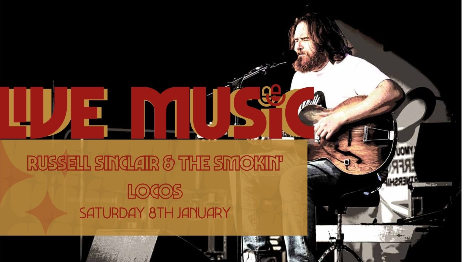 Live Music: RUSSELL SINCLAIR & THE SMOKIN’ LOCOS // Annabel’s Cabaret & Discotheque, Plymouth