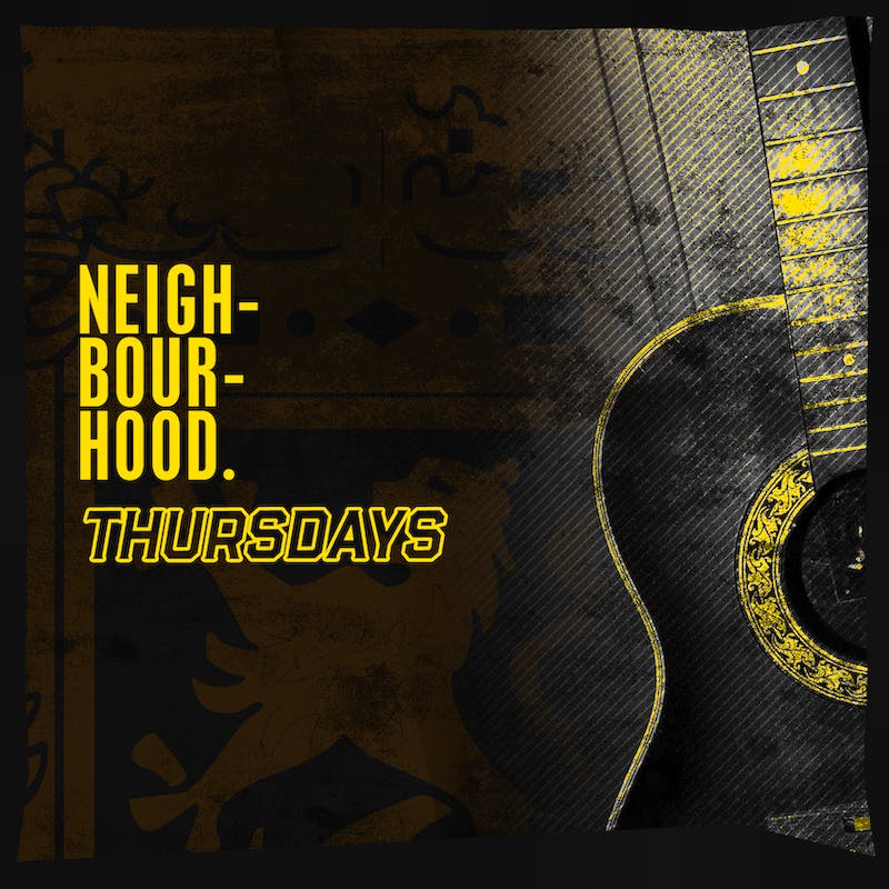 Thursday: NEIGH-BOUR-HOOD