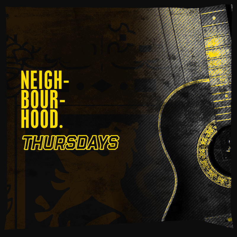 Thursday: NEIGH-BOUR-HOOD