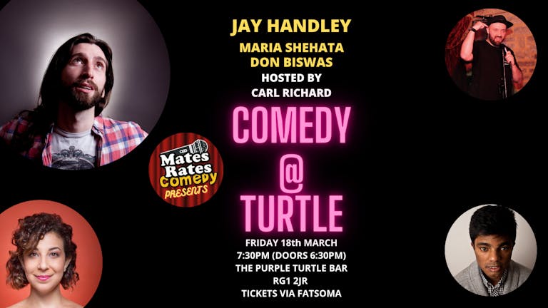 Comedy at Turtle with Headliner Jay Handley 