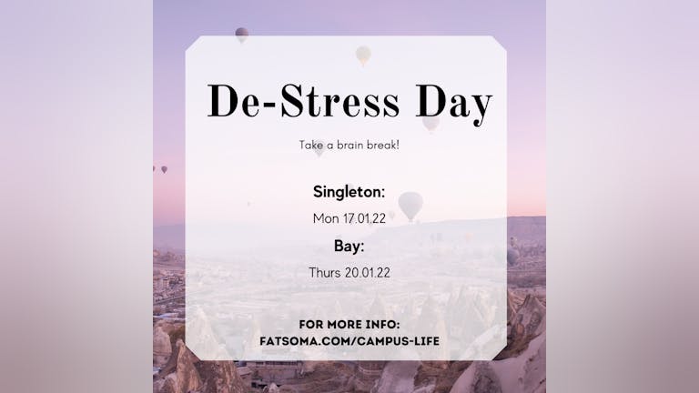 De-Stress Day - Pilates & Meditation (Bay Campus)