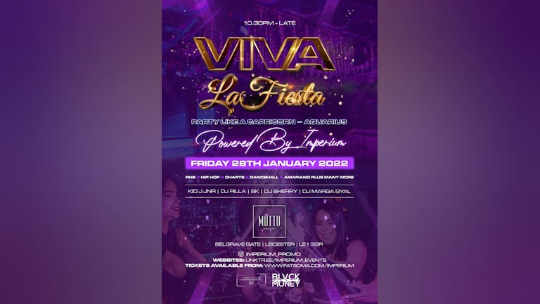 VIVA La Fiesta | Party Like a Capricorn - Aquarius 