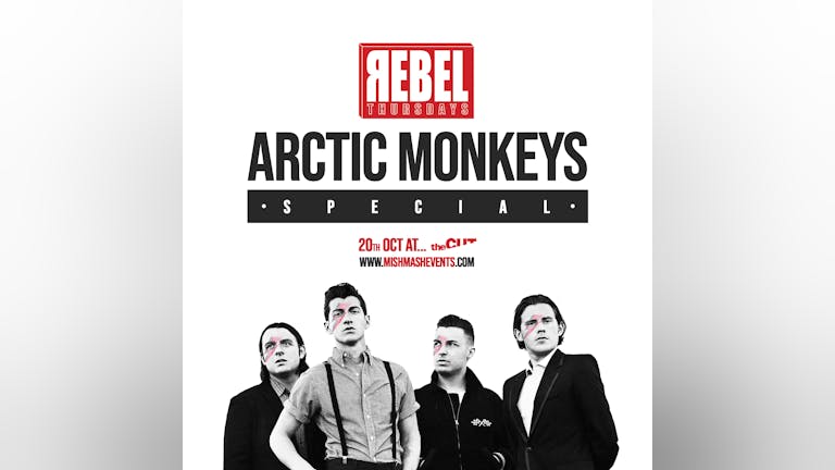 REBEL / "Extra Arctic Monkeys" / Thursday at theCUT!