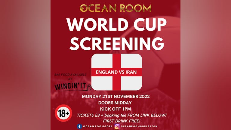 21/11/2022  WORLD CUP SHOWING
