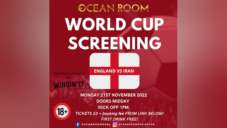 21/11/2022  WORLD CUP SHOWING