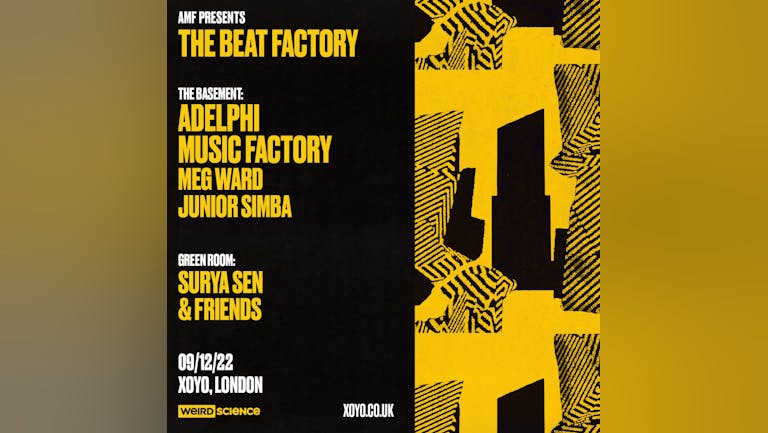 Adelphi Music Factory presents The Beat Factory