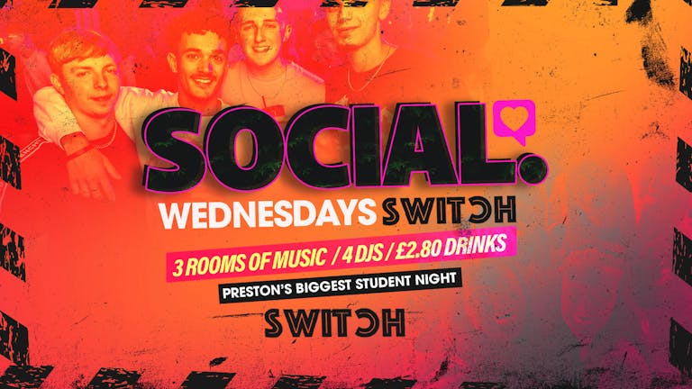 SOCIAL - Every Wednesday at SWITCH | Crack the Code to win Nintendo Switch + More